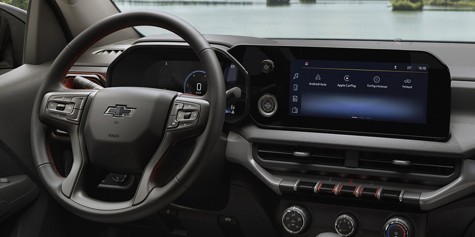 Panel de instrumentos digital de la Chevrolet Colorado