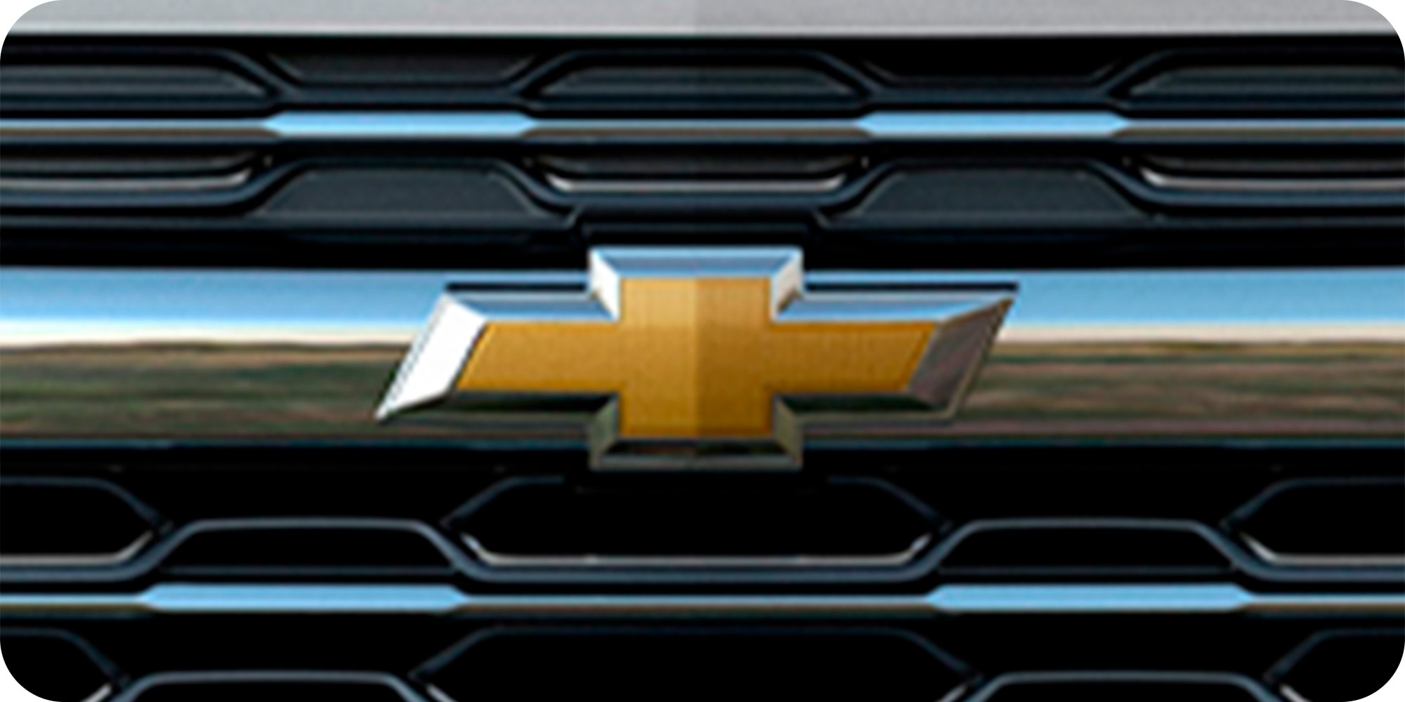 Emblema Chevrolet en parrilla frontal del vehículo